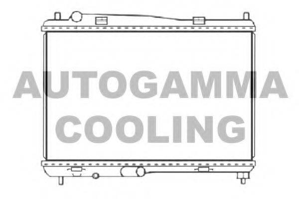 AUTOGAMMA 107415 Радіатор, охолодження двигуна