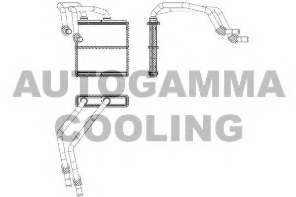 AUTOGAMMA 107517 Теплообмінник, опалення салону