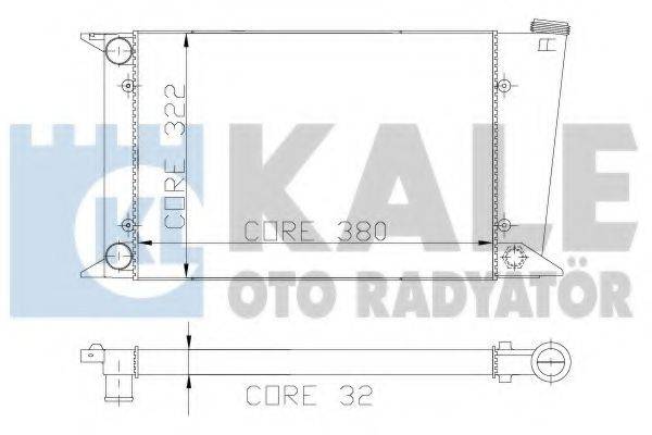 KALE OTO RADYATOR 117800 Радіатор, охолодження двигуна