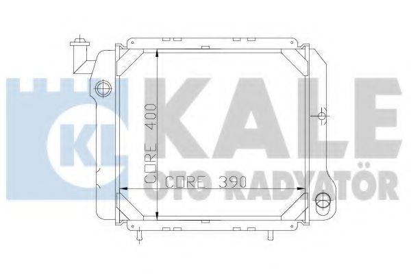 KALE OTO RADYATOR 167299 Радіатор, охолодження двигуна