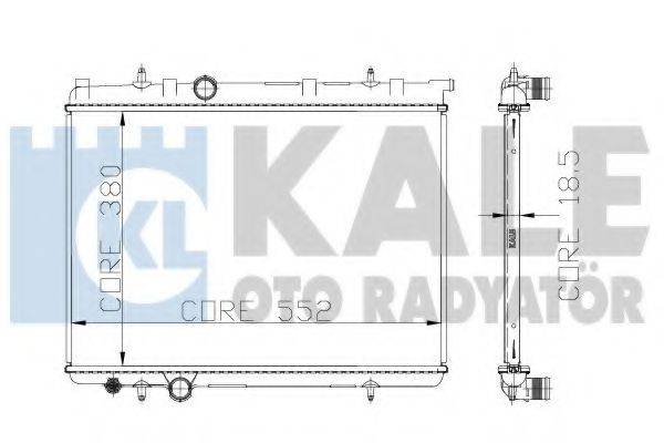 KALE OTO RADYATOR 213099 Радіатор, охолодження двигуна