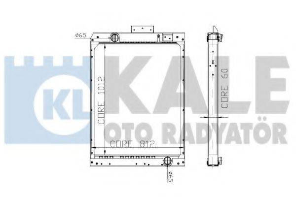 KALE OTO RADYATOR 304500 Радіатор, охолодження двигуна