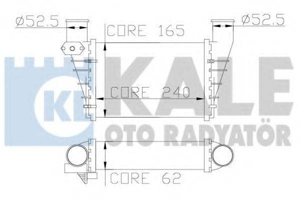 KALE OTO RADYATOR 341900 Інтеркулер