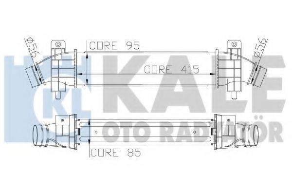 KALE OTO RADYATOR 346700 Інтеркулер