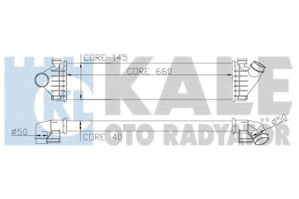 KALE OTO RADYATOR 347000 Інтеркулер