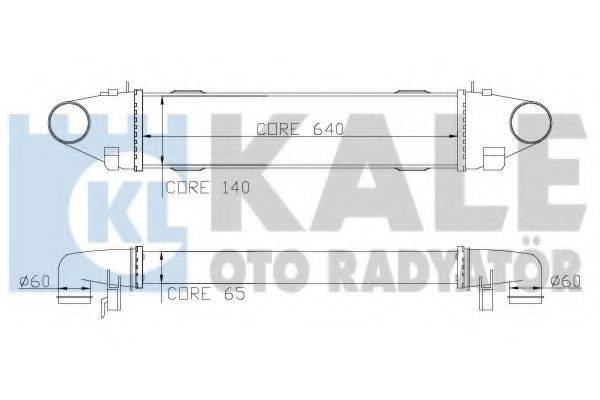 KALE OTO RADYATOR 347800 Інтеркулер