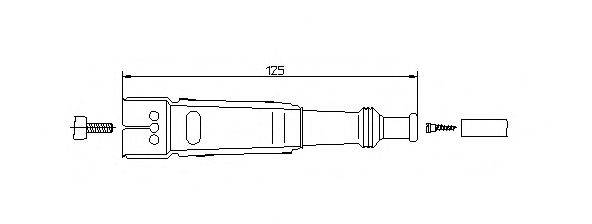 BREMI 102105 Вилка, свічка запалювання