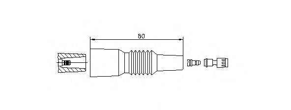 BREMI 13261A1 Виделка, котушка запалювання