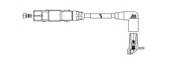 BREMI 190E57 Провід запалювання