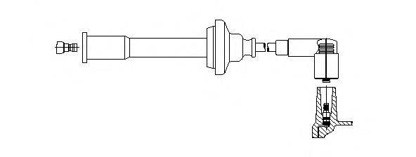 BREMI 1A0870 Провід запалювання