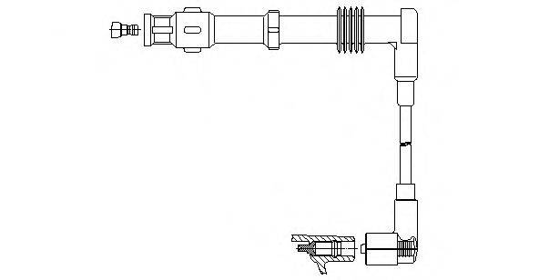 BREMI 21665 Провід запалювання