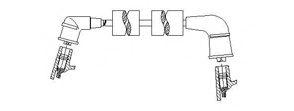 BREMI 389F70 Провід запалювання