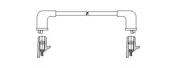 BREMI 3A1253 Провід запалювання