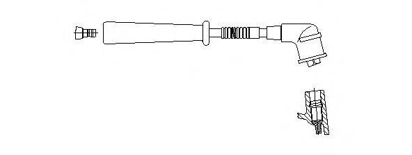 BREMI 3A23E67 Провід запалювання