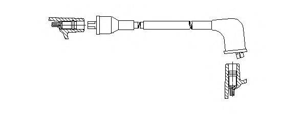 BREMI 615E56 Провід запалювання