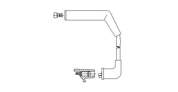 BREMI 6A0227 Провід запалювання