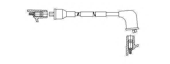 BREMI 6A04E43 Провід запалювання