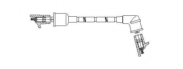 BREMI 6A15F23 Провід запалювання