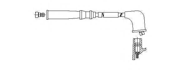 BREMI 708E69 Провід запалювання