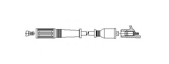 BREMI 72528 Провід запалювання