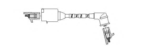 BREMI 756F68 Провід запалювання