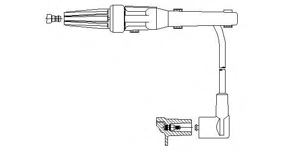 BREMI 76668 Провід запалювання