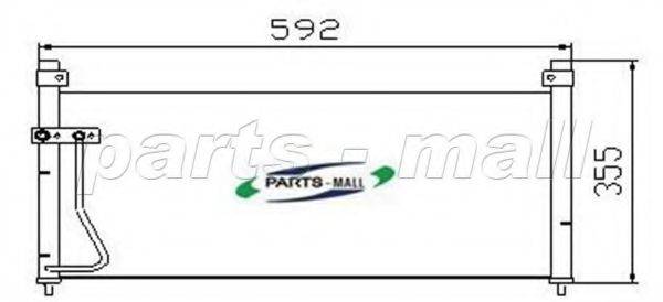 PARTS-MALL PXNCH005 Конденсатор, кондиціонер