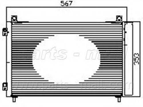 PARTS-MALL PXNCX048L Конденсатор, кондиціонер