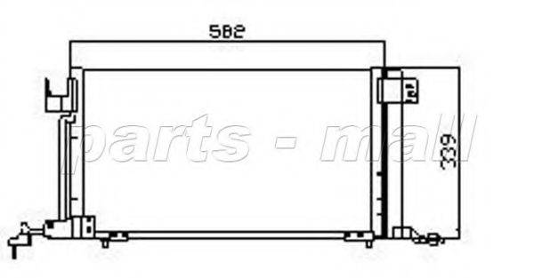 PARTS-MALL PXNCX052L Конденсатор, кондиціонер