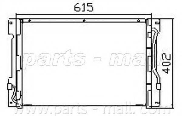 PARTS-MALL PXNCX082U Конденсатор, кондиціонер