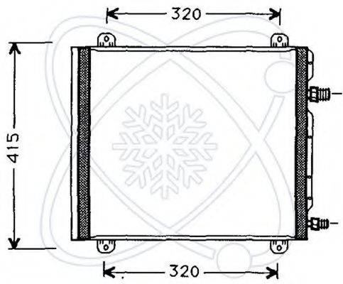 ELECTRO AUTO 30R0021 Конденсатор, кондиціонер