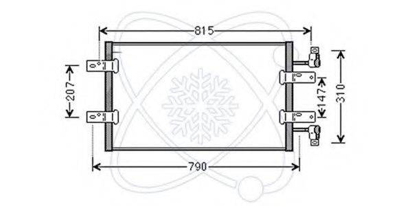 ELECTRO AUTO 30W0039 Конденсатор, кондиціонер