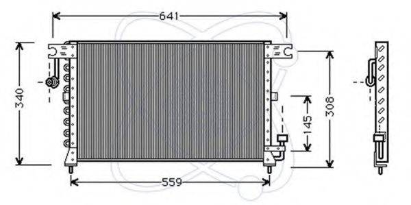 ELECTRO AUTO 30Y0001 Конденсатор, кондиціонер