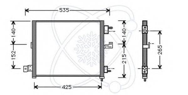 ELECTRO AUTO 30Y0012 Конденсатор, кондиціонер