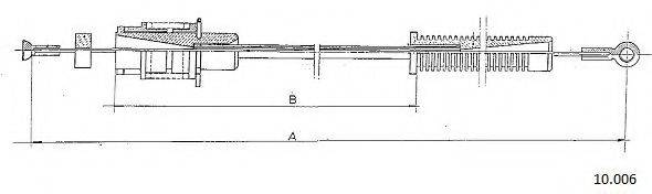 CABOR 10006 Тросик газу