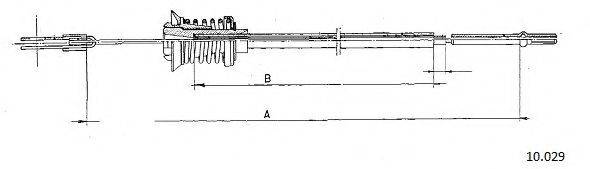 CABOR 10029 Тросик газу