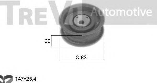 TREVI AUTOMOTIVE KD1036 Комплект ременя ГРМ