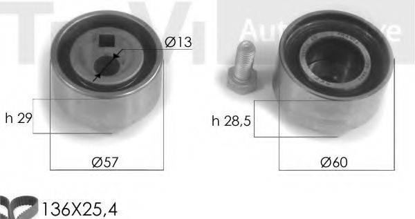 TREVI AUTOMOTIVE KD1069 Комплект ременя ГРМ