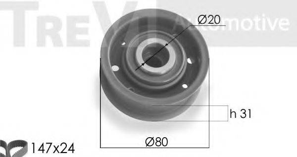 TREVI AUTOMOTIVE KD1126 Комплект ременя ГРМ