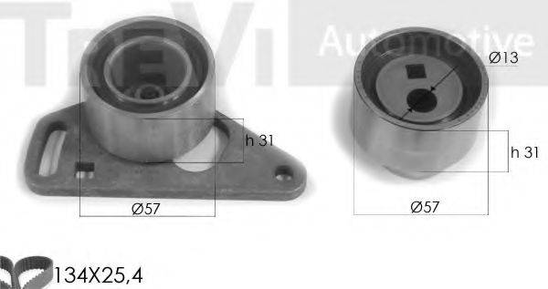 TREVI AUTOMOTIVE KD1189 Комплект ременя ГРМ
