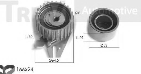 TREVI AUTOMOTIVE KD1223 Комплект ременя ГРМ