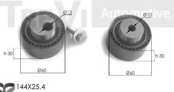 TREVI AUTOMOTIVE KD1238 Комплект ременя ГРМ