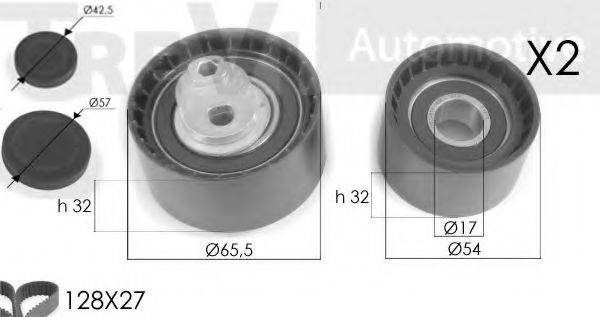 TREVI AUTOMOTIVE KD1246 Комплект ременя ГРМ