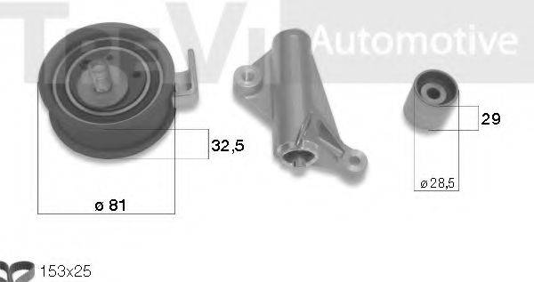 TREVI AUTOMOTIVE KD1276 Комплект ременя ГРМ