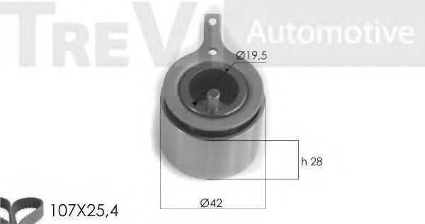 TREVI AUTOMOTIVE KD1353 Комплект ременя ГРМ