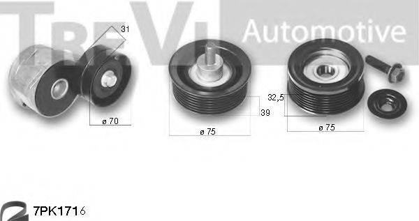 TREVI AUTOMOTIVE KA1173 Полікліновий ремінний комплект