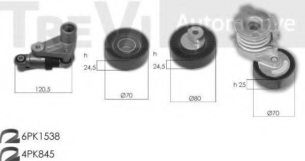 TREVI AUTOMOTIVE KA1228 Полікліновий ремінний комплект