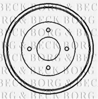 BORG & BECK BBR7082 Гальмівний барабан