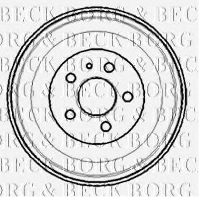 BORG & BECK BBR7100 Гальмівний барабан