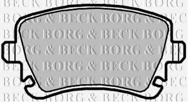 BORG & BECK BBP2139 Комплект гальмівних колодок, дискове гальмо